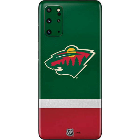 NHL Minnesota Wild Jersey Galaxy S20 Plus Skin